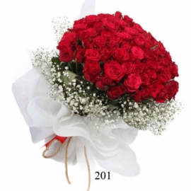  Antalya Çiçek 51 Kırmızı Gülden Buket-zc41